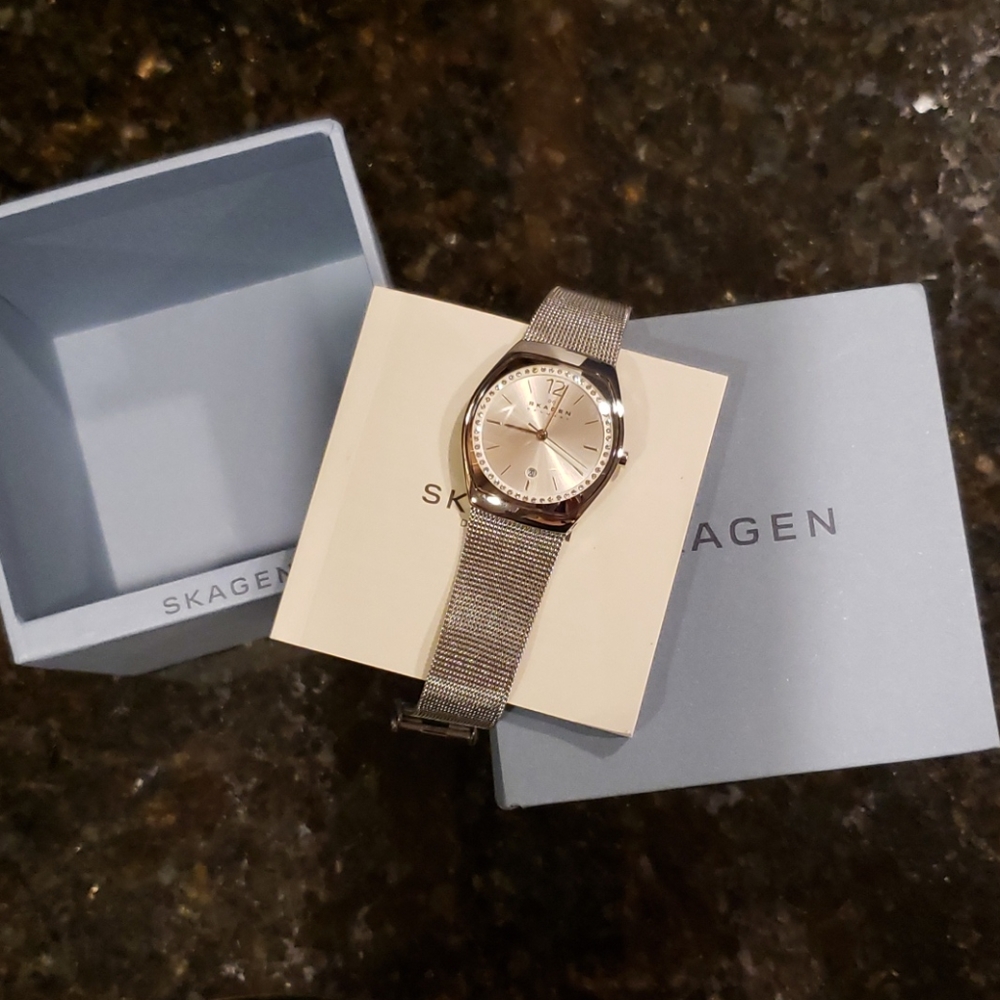 Ladies Skagen stainless steel watch